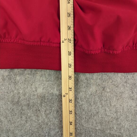 Ashworth Jacket Mens XL Pullover Red Deerwood Golf Wind Water Resistant - Picture 3 of 10